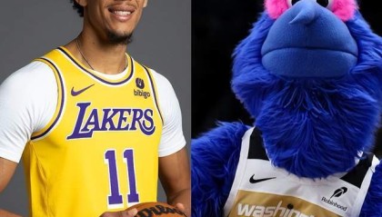 MK体育登录入口-活久见！湖人中锋海斯因推搡奇才吉祥物 被NBA无薪禁赛一场